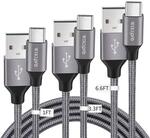Wikipro USB C to A 3pk Cables (1ft, 3.3ft, 6.6ft) $9.99 + Delivery ($0 with Prime/ $39 Spend) @ WIKIPro AU Amazon AU