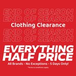50% off All Clothing + Delivery ($0 with $25 Order) @ Drummond Golf