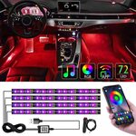 20% off Car LED Strip Lights WIth App Control $19.99 + Delivery ($0 with Prime/ $39 Spend) @ Ctfiving Amazon AU