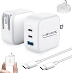 Heymix 66W 3-Port USB GaN Charger + 100W USB-C Charging Cable - White $25.49, Black $29.99 Delivered @ Heymax via Amazon AU