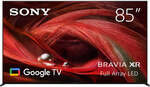 Sony X95J 85" Bravia XR Full Array 4K Google TV [2021] + Sony HTS100F Soundbar $3,891.55 + Delivery @ JB HiFi