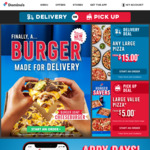 Domino's Traditional Pizzas $9.95 Pick up Only @ Domino's