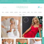 $15 off Any Purchase (No Minimum Spend) + $4.95 Express Shipping @ Amaroso Boutique