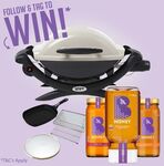Win a Weber Baby Q Premium BBQ Prize Pack and B Honey Prize Pack Worth $517.50 from B Honey Australia