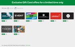 20x EDR Points on Uber, Kayo/Binge/Flash, Event, Village Cinemas, RedBalloon and Adrenaline Gift Cards @ Woolworths Gift Cards