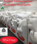 [Factory Second] Tontine Washable Wool 350GSM All Seasons Quilts: Queen $59 Delivered @ Dhimanvinod eBay