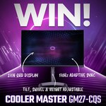 Win a Cooler Master 27-inch Curved Monitor GM27-CQS Worth $399 from PC Case Gear