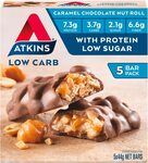 Atkins Caramel Chocolate Nut Roll Bar 220g (Pack of 5) $10.20 ($9.18 S&S) + Delivery ($0 Prime/$39 Spend) @ Amazon AU