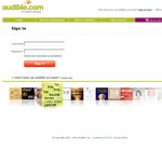 Audible: Buy 1 Audiobook Get 1 Free (Membership Required)