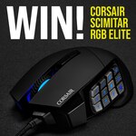 Win a Corsair Scimitar RGB Elite Mouse Worth $129 from PC Case Gear