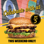 [NSW, VIC, QLD, SA] Big Carl Burger $5 @ Carl's Jr