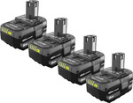 Ryobi 18V ONE+ 4x 5.0Ah Battery Kit $349 + Delivery ($0 C&C/ in-Store/ OnePass) @ Bunnings