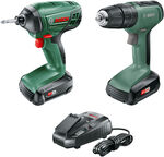 Bosch 18 V Cordless Hammer Drill Driver, Impact Driver & 2x 2.5Ah Batteries $135 Delivered ($108 with eBay Plus) @ Bosch eBay