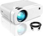 2023 Upgraded Mini Projector Max 180" Display (1080p Supported) $46.55 Delivered @ ELEPHAS DIRECT via Amazon AU