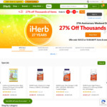 5% off Full-Priced Items + Delivery ($0 with A$80 Order) @ iHerb