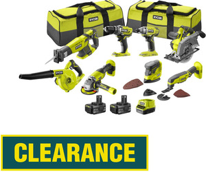 Ryobi 18V ONE+ 4.0ah 8 Piece Combo Kit $599 + Delivery ($0 with OnePass/ C&C/ in-Store) @ Bunnings