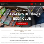 $15 off Sitewide + $9.96 Metro Delivery for First 3 Cases ($0 SYD C&C) @ Craft Cartel