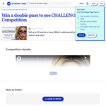 Win 1 of 20 Double Passes to Challengers from Student Edge