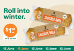 Snack Sausage Roll 120g $1.50 @ 7-Eleven via App (Membership Required)