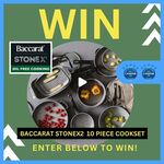 Win a Baccarat STONEX2 10 Piece Ceramic Non Stick Cookware Set from Baccarat Australia