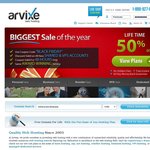 50% off Arvixe Shared and VPS Hosting for LIFE