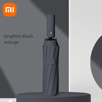 Xiaomi 12 Bone Solid Color Automatic Umbrella - Black US$11.73 (~A$17.48) Delivered @ Xiaomi Tool Store Store via AliExpress