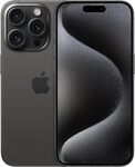 Apple iPhone 15 Pro 128GB (Black) $1556.80 Delivered @ Amazon AU