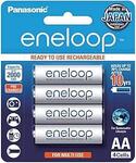 Panasonic Eneloop AA or AAA Rechargeable Batteries 4-Pack $18 ($16.10 S&S) + Delivery ($0 w/ Prime or $59 Spend) @ Amazon AU