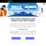 Win 1 of 5 Tickets to The Ultimate Scene Experience in Greece from Sony