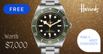 Win a Tudor Black Bay Harrods Exclusive Worth $7,000 from Make a Wrist Foundation