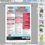 Myer: Super Weekend Sale - Various Discounts