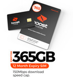 Boost $365 Pre-Paid 12-Month Expiry SIM $320 Delivered @ Boost Mobile