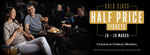 Half Price Gold Class Tickets (Online Booking Fee Applies) @ Event Cinemas (Free Cinebuzz Membership Required)