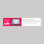 Spend $250 or More on Computers or Mobile Technology and Get 10% of Purchase Price Back in Gift Card @ Domayne