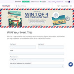 Win 1 of 4 Trips for 2 (Central Asia, Peru, South Africa or Japan) Worth up to $23,590 from Inspiring Vacations