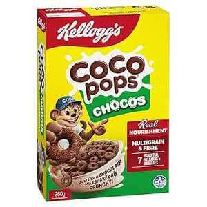 ½ Price: Kellogg's Coco Pops Chocos 260g $3.37, Sultana Bran 700g $4.86 & More + Delivery ($0 with Prime/ $59 Spend) @ Amazon AU