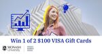 Win 1 of 2 $100 E-Gift Card from Student Edge