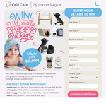 Win a Pregnancy Package Worth over $13,000 from Cell Care