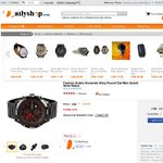 Arabic Numerals Alloy Round Dial Quartz Wrist Watch $11.89 Shipped