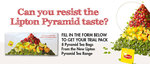 FREE SAMPLE - New Lipton Pyramid Tea Bags (No FB like Required)