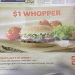 [QLD] Mt Gravatt HJ $1 WHOPPERs Friday 13th only!