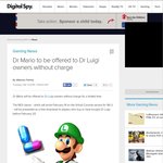 [Wii U] Free Copy of Dr Mario (NES VC) if You Buy Dr Luigi before 20/02/2014