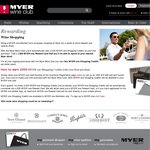 Myer Wine Club - Bonus $20 MYER Giftcard on First Purchase