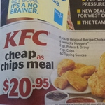 KFC Cheap as Chips Meal $20.95 (WA)