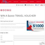 Win a $1000 Ifly.net.au Travel Voucher