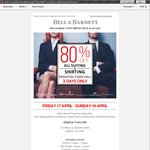 Bell & Banett 3 Day Mega Sale - Shirts from $19, Suits from $119, Trousers from $40