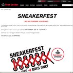 Footlocker Sneakerfest 25% off Storewide for Members (Free Signup)