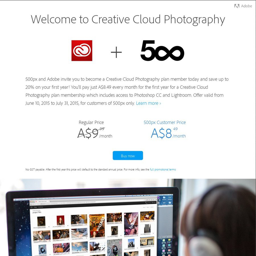 adobe creative cloud subscription cost