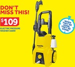 Scorpion 1600W Electric Pressure Washer - $109 @ Masters (In-Store Only)