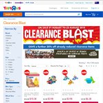 Extra 20% off Clearance Items @ Toys "R" Us
